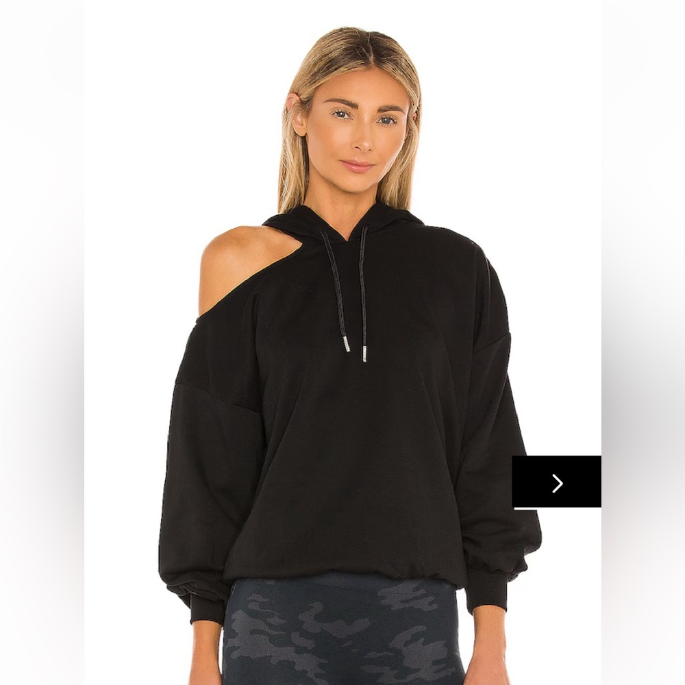 superdown Marine Cut Out Hoodie in Black